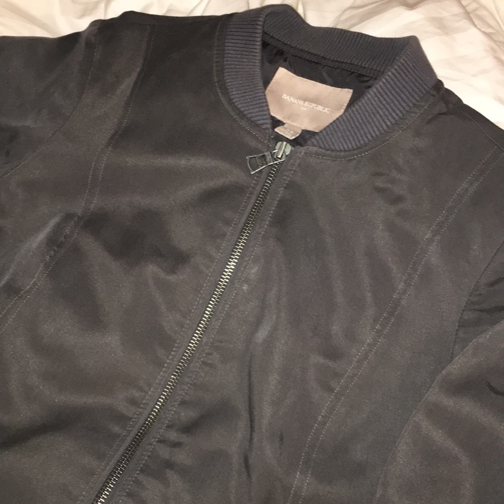 Gray Bomber Jacket - image 5